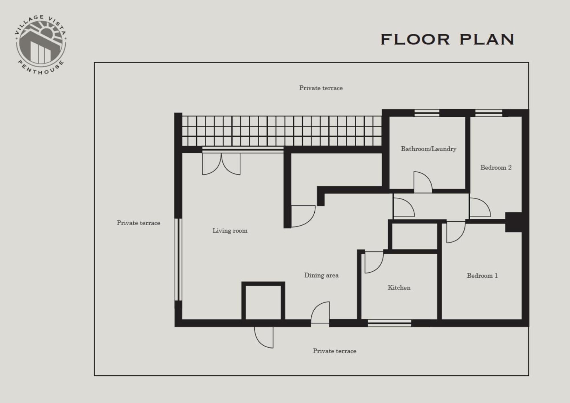 Village Vista Penthouse 베셀링 외부 사진